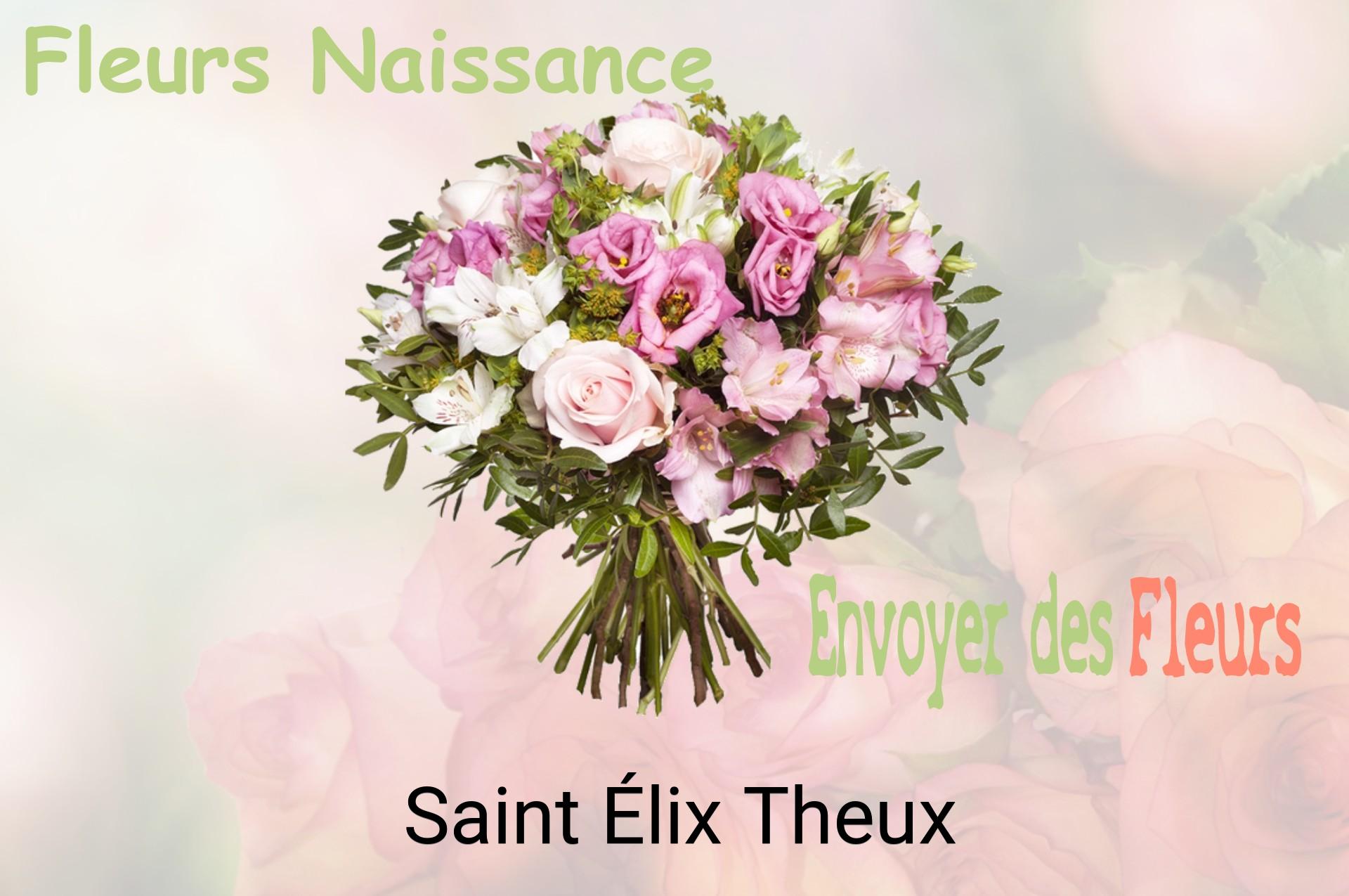 Bouquet de fleurs de naissance livré à Saint-Élix-Theux