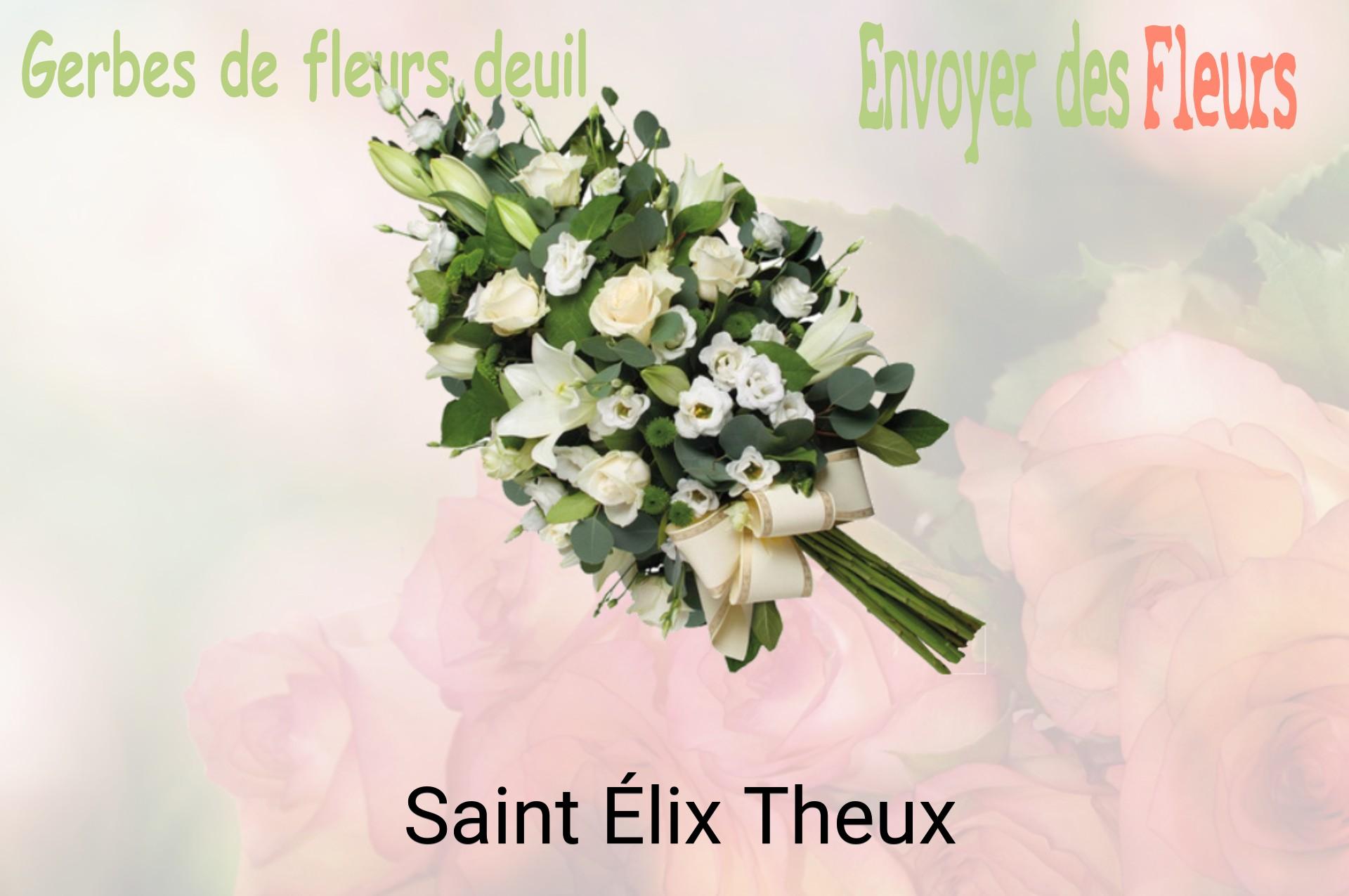 Gerbe de fleurs de deuil livrée à Saint-Élix-Theux